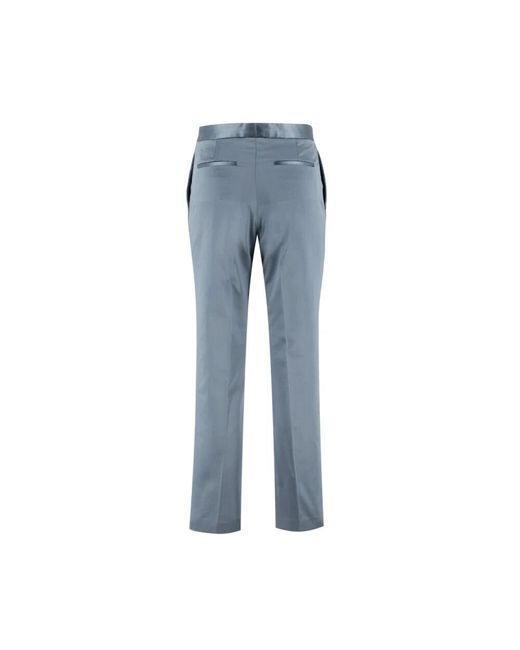 Slim-Fit Trousers di Fabiana Filippi in Blue