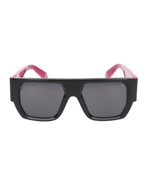 Philipp Plein Gray Sunglasses for men