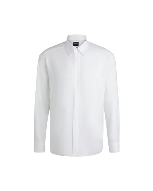 HUGO White Formal Shirts for men