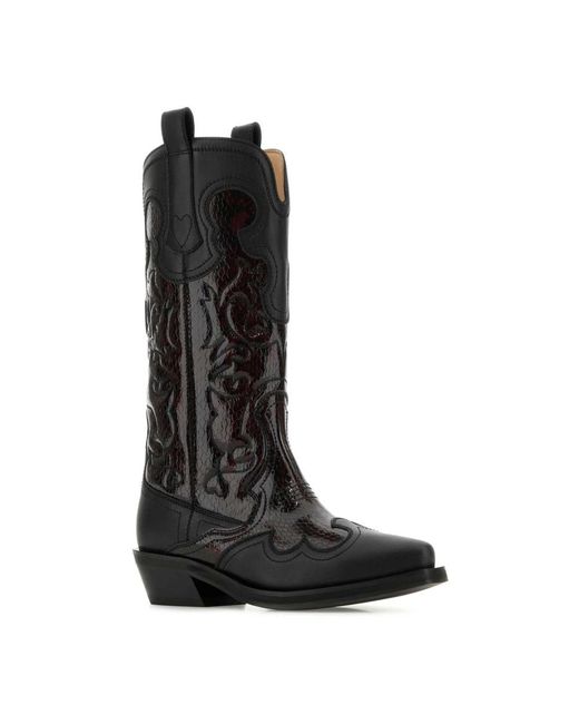 Ganni Black Boots