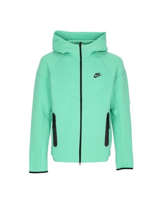 Nike Tech fleece full-zip windrunner hoodie in Green für Herren