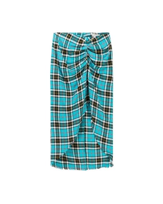 8pm Blue Midi Skirts