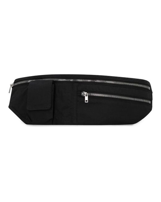 Rick Owens Stoff Gürteltasche Mit Reißverschlusstaschen in Black für Herren