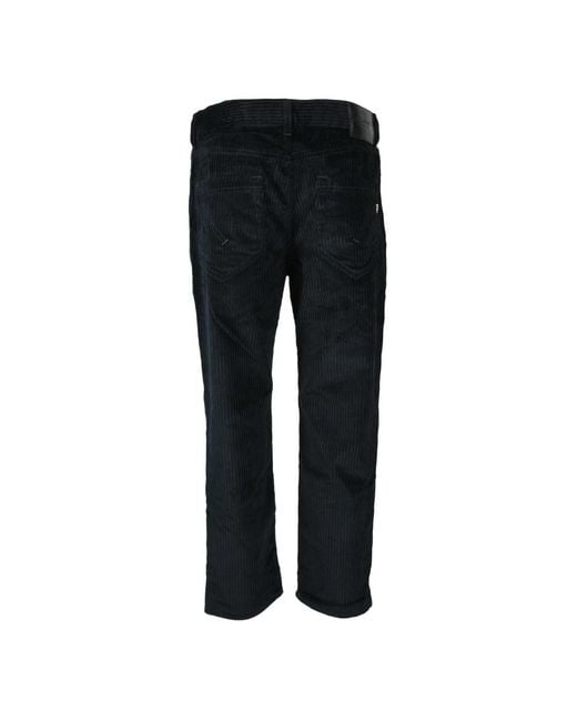 Dondup Black Straight Fit Jeans