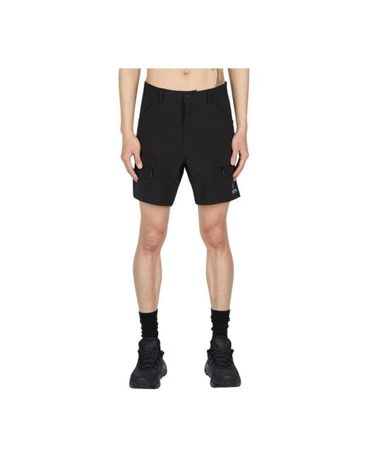 Ostrya Black Casual Shorts for men