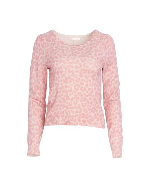 Round-Neck Knitwear di LoveShackFancy in Pink
