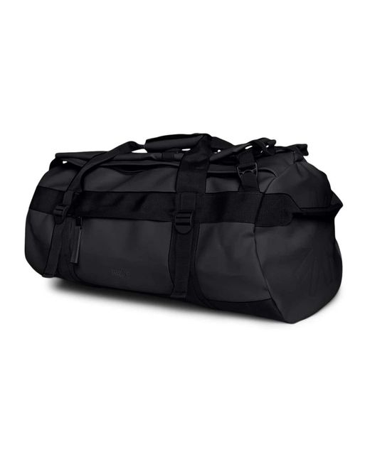 Rains Black Backpacks for men