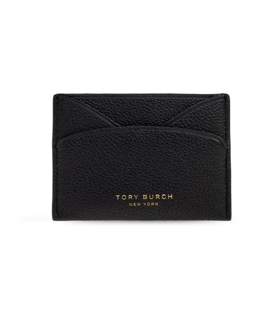 Tory Burch Black Leder Kartenhalter