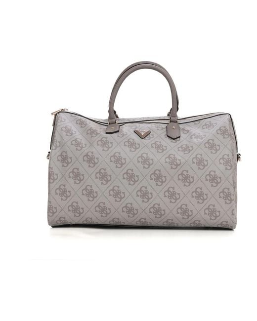 Guess Stijlvolle Reistas Met Ritssluiting in het Gray