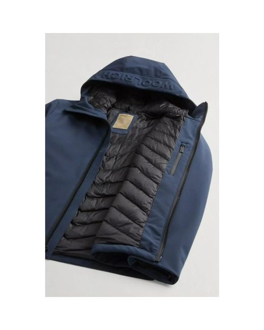 Woolrich Blauwe Pacific Softshell Jas in het Blue voor heren