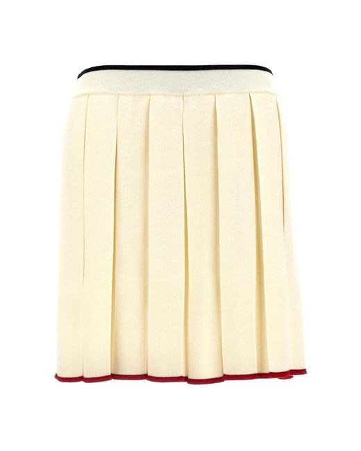 Thom Browne Natural Short Skirts