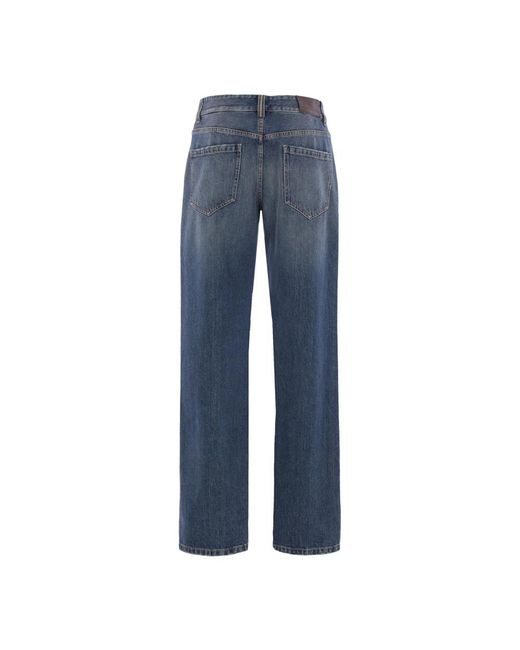 Brunello Cucinelli Blue Straight Jeans