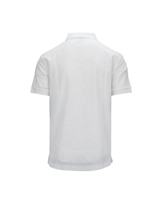 Burberry Tops ,Wit ,Katoen Polo Shirt Met Knoopsluiting in het White voor heren