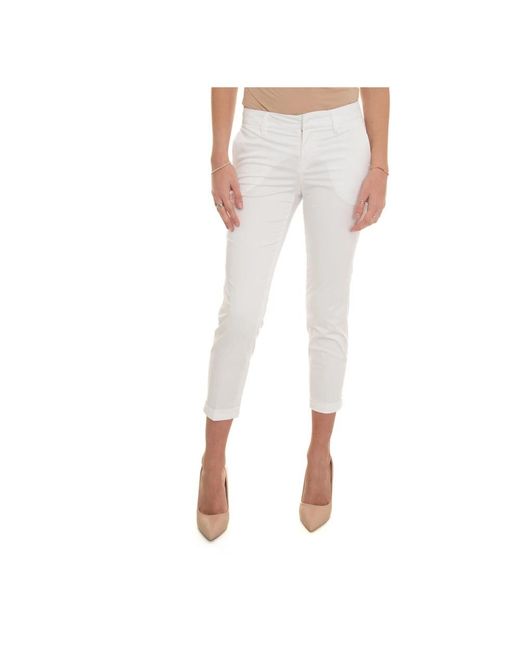 Fay White Chinos
