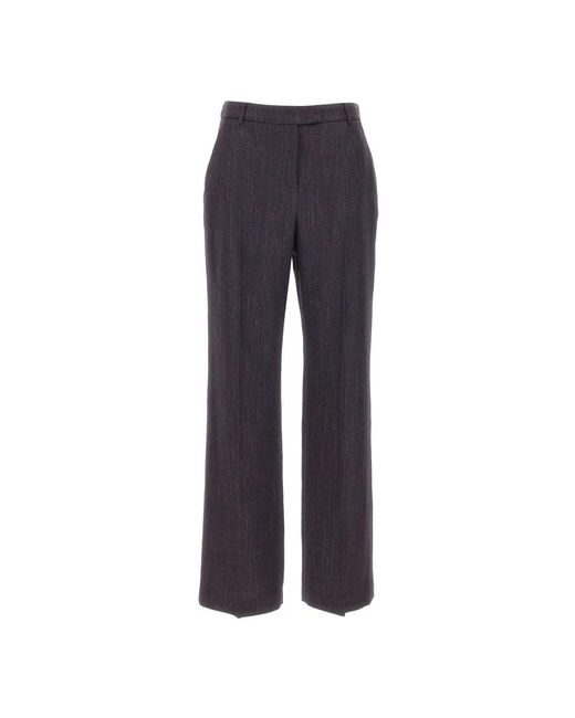 Eleventy Blue Straight Trousers