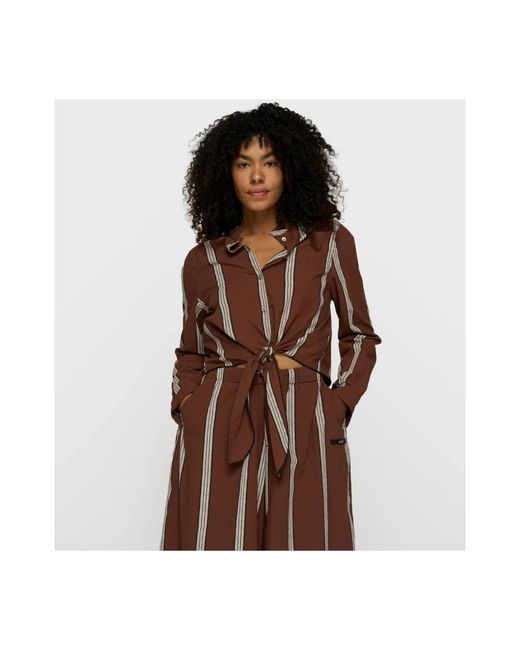 Blouses 10Days de color Brown