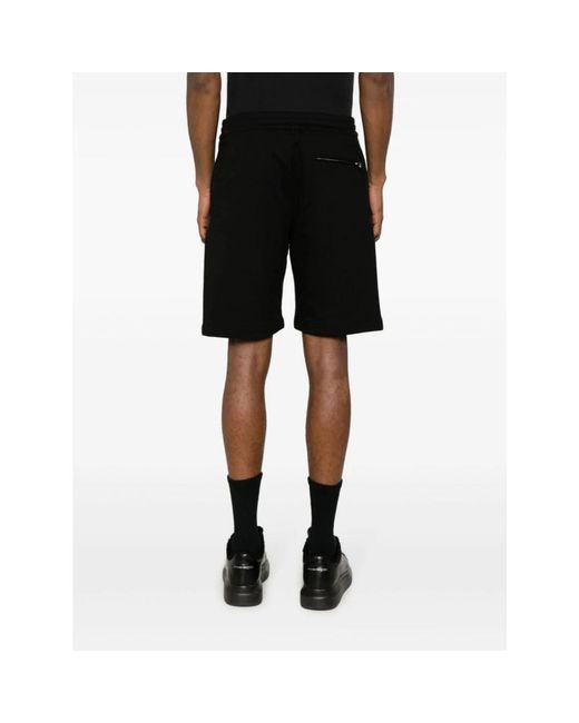 McQueen Black Casual Shorts for men