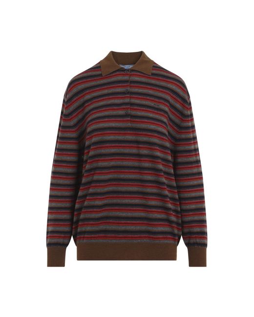 Prada Brown Cashmere Knitwear