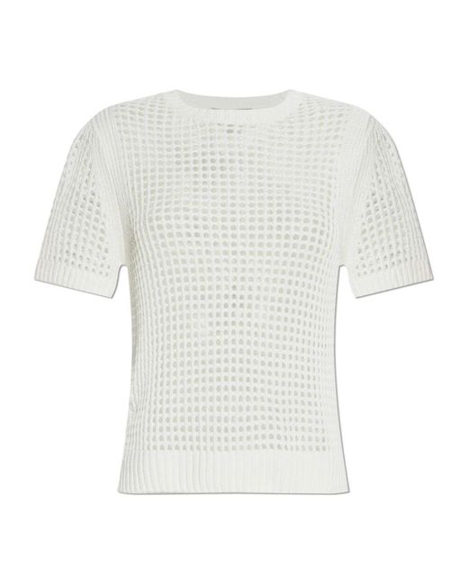 AllSaints White Spitzentop Paloma