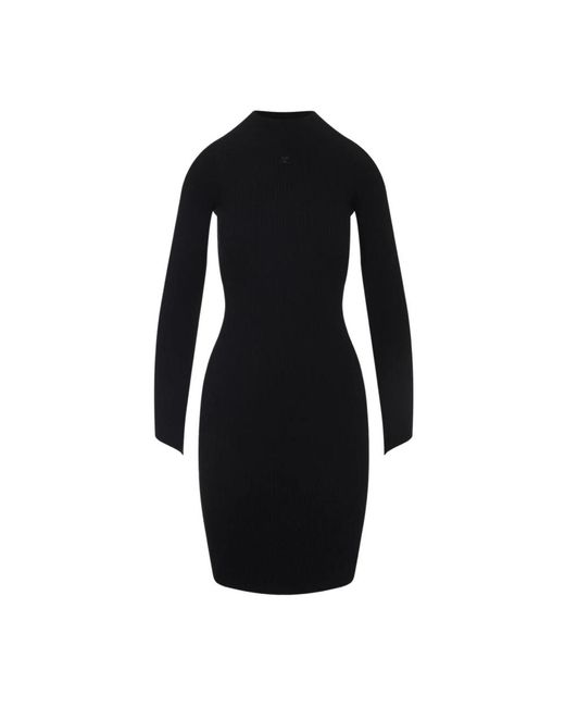 Courreges Short Dresses in het Black