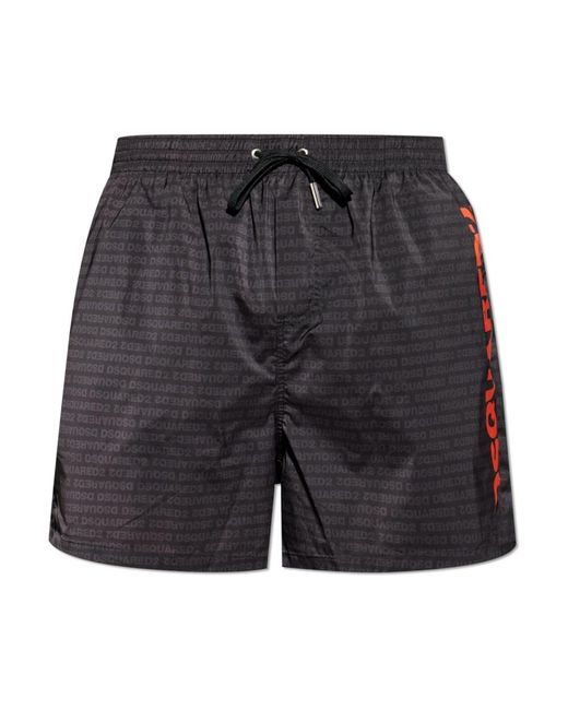 DSquared² Black Beachwear for men