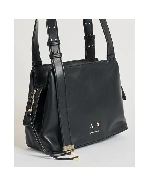 ARMANI EXCHANGE Black Shoulder Bags