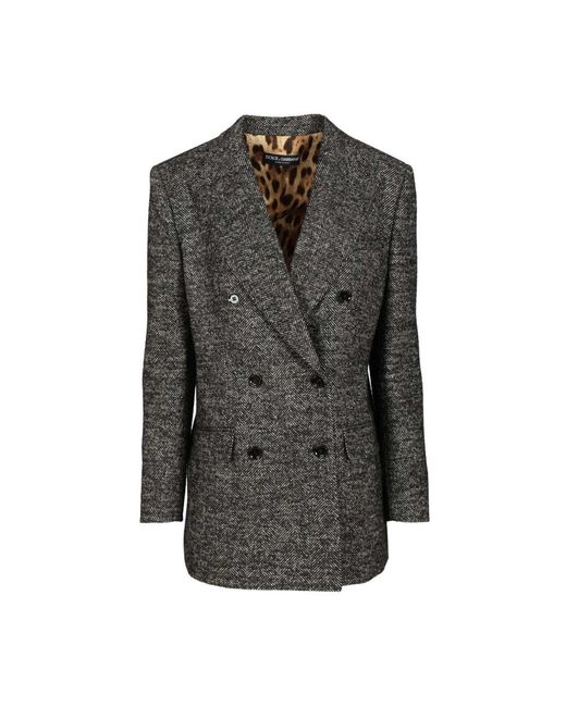 Dolce & Gabbana Black Blazers