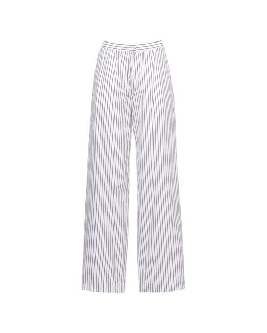 Loulou de Saison White Wide Trousers
