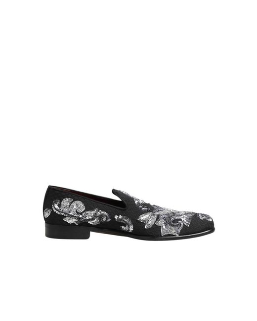 Dolce & Gabbana Black Loafers