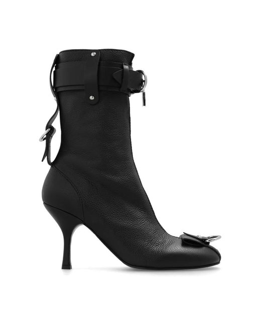 J.W. Anderson Black Heeled Boots