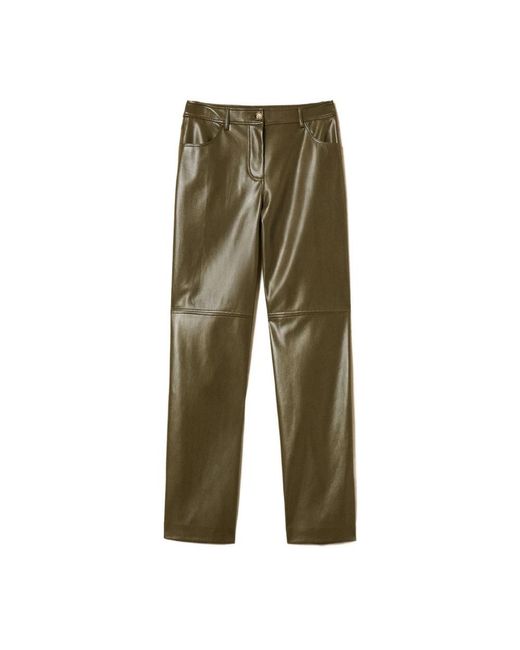 Twinset Green Straight Trousers