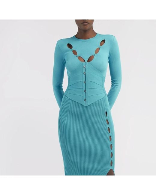 Roberto Cavalli Blue Sleeveless Tops