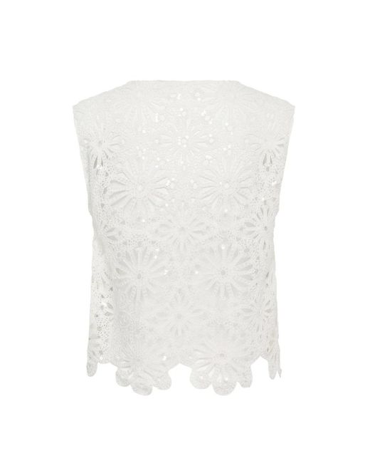 Cream Topjes in het White