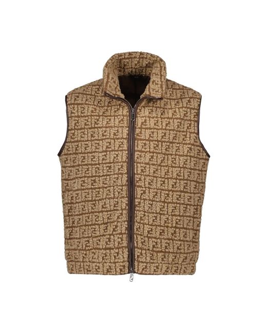 Vests Fendi de hombre de color Brown