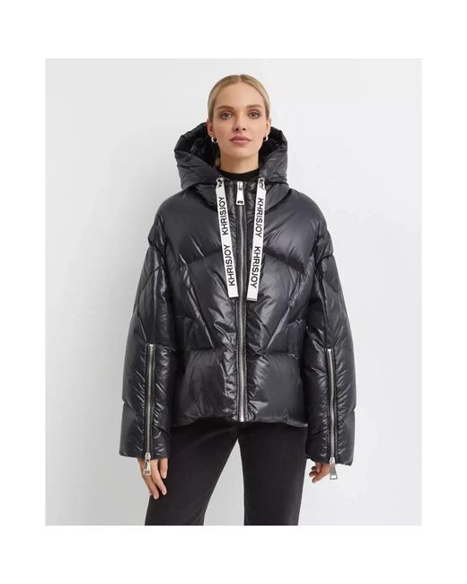 Khrisjoy Black Winter Jackets