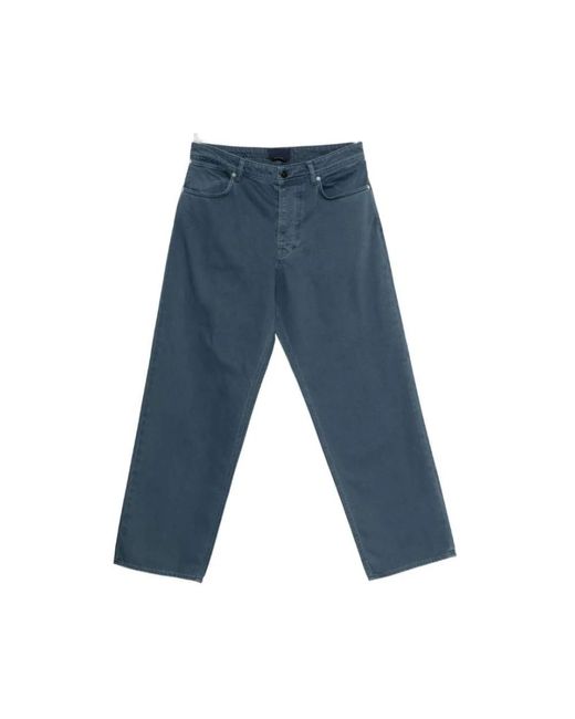Stone Island Blue Loose-Fit Jeans for men