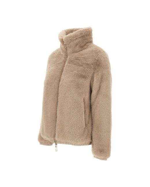 DUNO Natural Faux Fur & Shearling Jackets