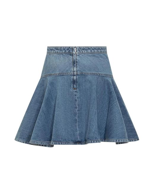 Denim Skirts Givenchy de color Blue