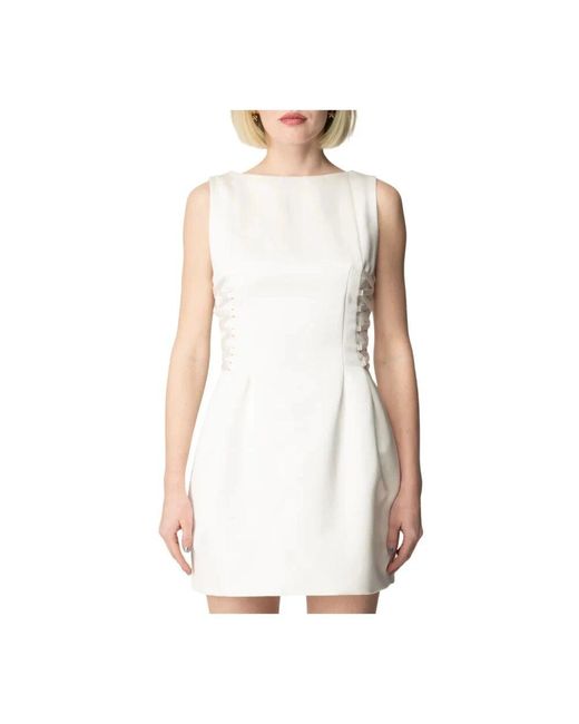 Elisabetta Franchi Short Dresses in White | Lyst