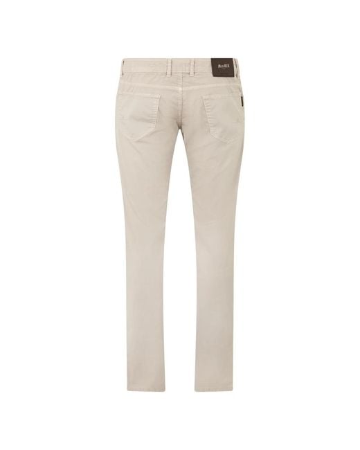 Moorer Natural Slim Fit Jeans for men