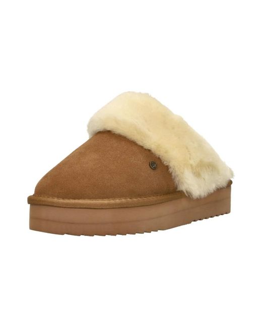 Slippers Warmbat en coloris Natural