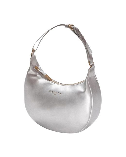 Gaelle Paris Gray Shoulder Bags