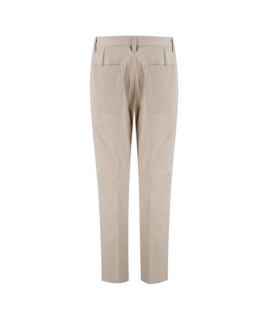 Eleventy Gray Slim-Fit Trousers for men