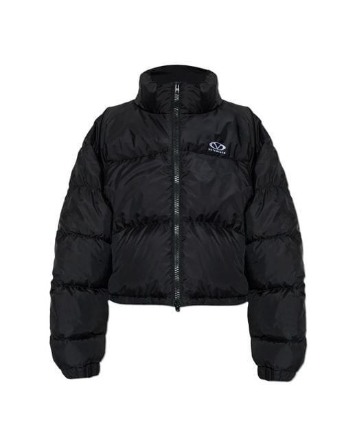 Vetements Black Down Jackets