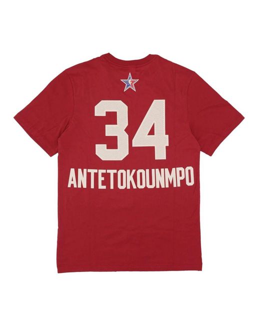 Nike Nba All Star Game Tee Kevin Durant in Red für Herren