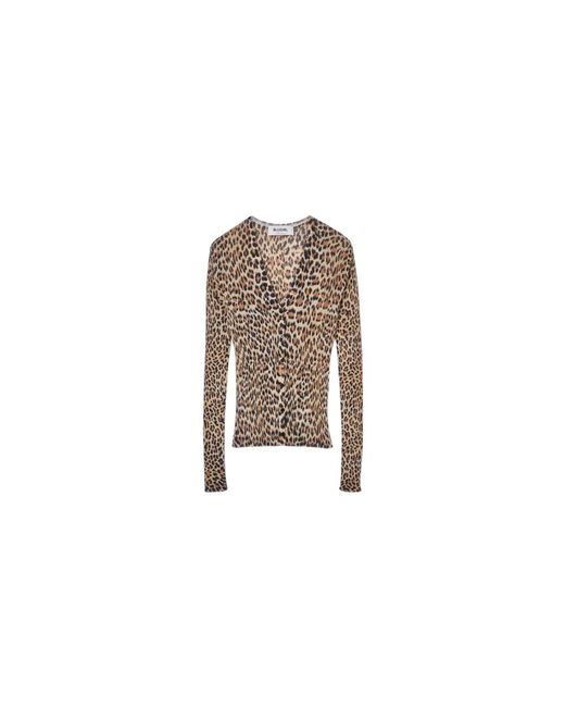 Blugirl Blumarine Truien & Vesten ,Veelkleurig ,Stijlvolle Cardigan Voor Vrouwen in het Brown