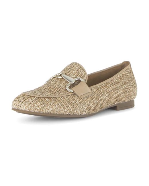 Gabor White Loafers