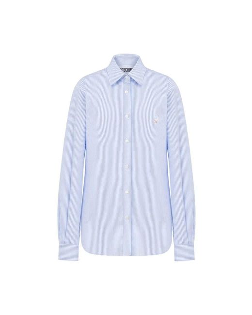 Shirts Moschino en coloris Blue