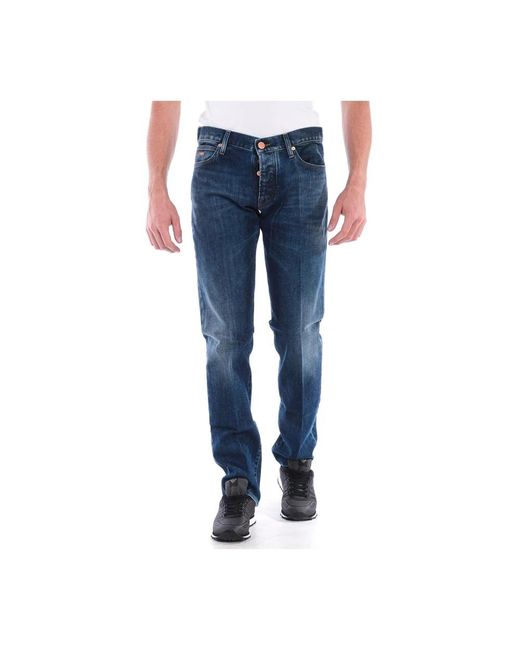 Emporio Armani Blue Slim Fit Jeans for men