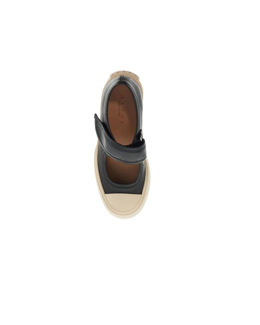 Marni Black Flat Shoes